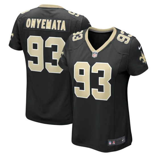 Women's David Onyemata Black Player Limited Team Jersey