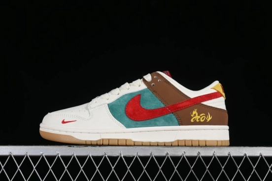 Nike SB Dunk Low Chinese New Year Limited - Colorful Clouds Anniversary High-End Custom Low-Top Casual Skate Shoes - GJ8309-933