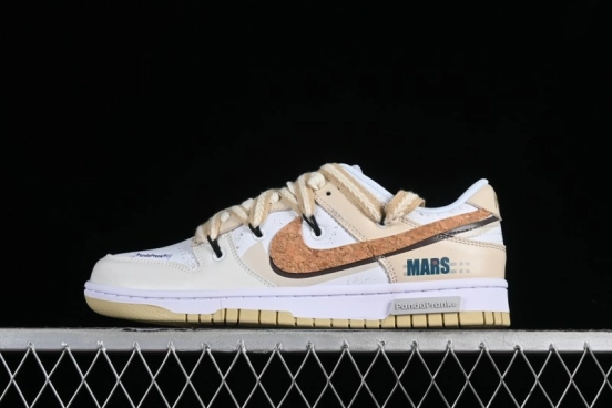 Nike Dunk Low Panda Prank Universe Exploration - Star Exploration Mocha SB Strap Low-top Casual Skate Shoes - DV0833-100