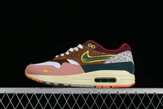 Nike Air Max 1 Retro Running Shoes with Half-Sole Air Cushion - HO2639-100