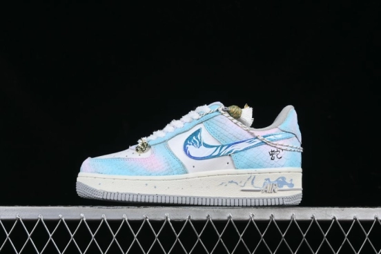 Nike Air Force 1 '07 Low YunYuJian CNY Year of the Snake Limited Edition Casual Sneakers - DX2678-222