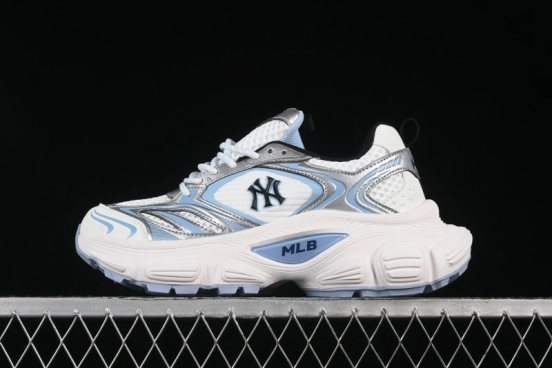 New York Yankees MLB Winner Chunky Height-Increasing Thick Sole Running Shoes - 3ASHWD15N50BLS