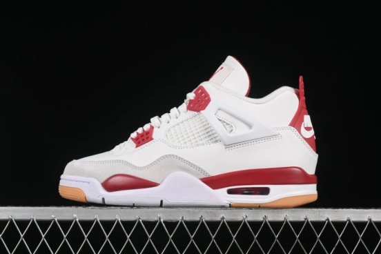 Nike SB x Air Jordan 4 OG "Varsity Red" Retro Basketball Shoes - DR5415-106