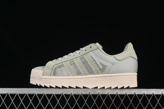 Adidas Clot Superstar Shell Toe Casual Sneakers with Serrated Design - IH3643