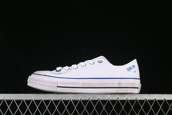 Ader Error x Converse Low-Top Casual Canvas Sneakers with Special Pattern Print - A14289C