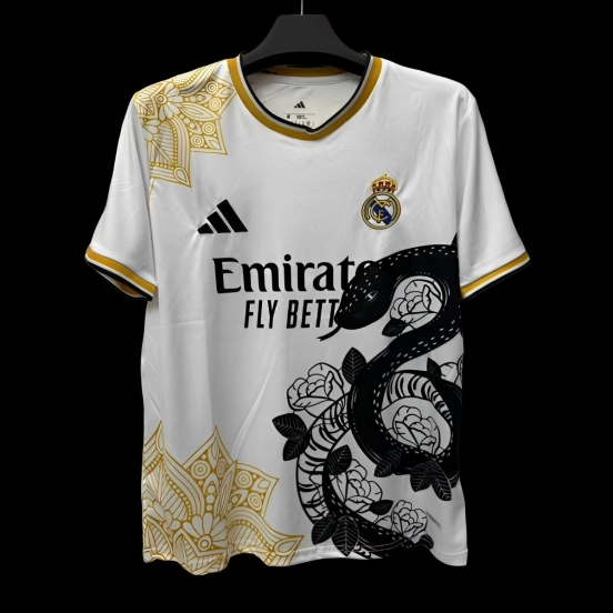 25/26 Real Madrid Purple Special Snake Pattern Jersey