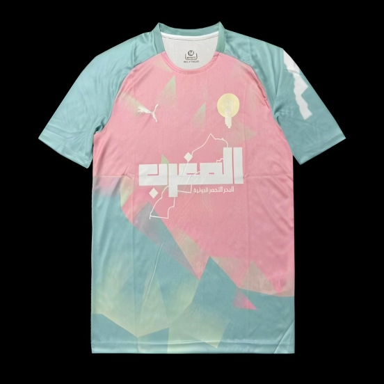 2025 Morocco Pink Pre-Match Jersey