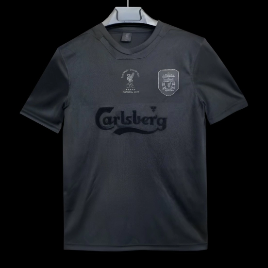 25/26 Liverpool FC Retro Kit blackout Istanbul Champions League Jersey
