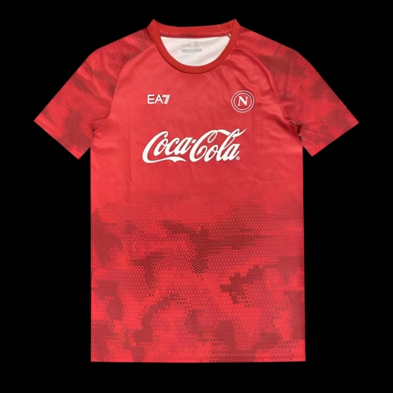 25/26 Napoli Red Pre-Match Jersey