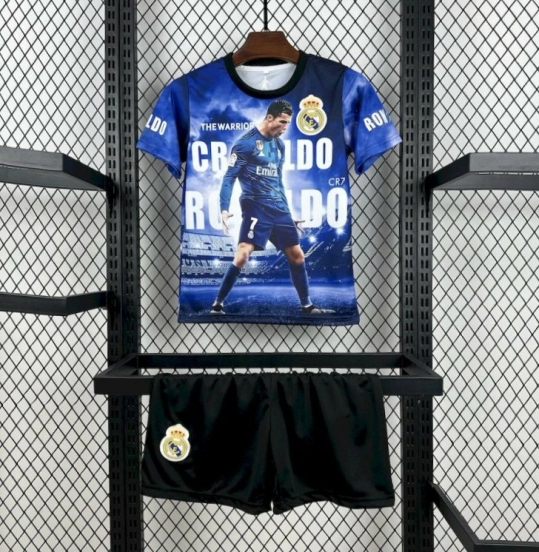 2025/26 Kids Cristiano Ronaldo Real Madrid Kit