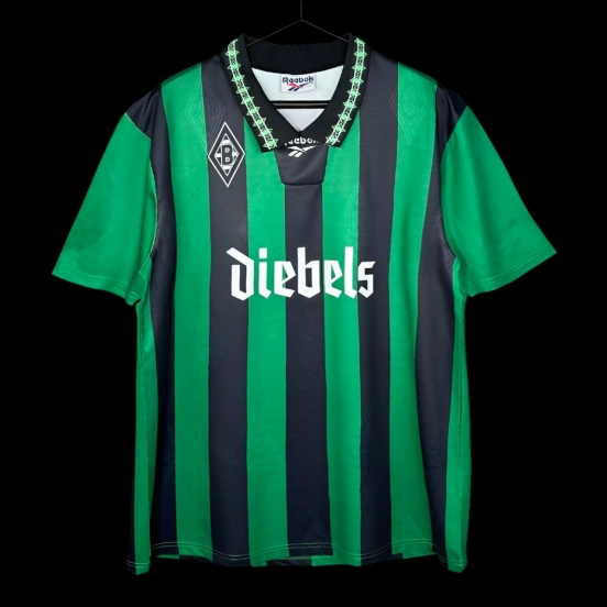 Retro 95/96 Borussia Mönchengladbach Away Green/Black Jersey